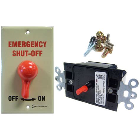 emergency locator junction box switch|electrical shut off switches.